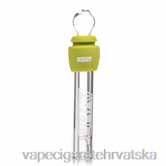 Vape Cigarete Grav Staklo Tupo Sa Silikonom Avokado Zelena
